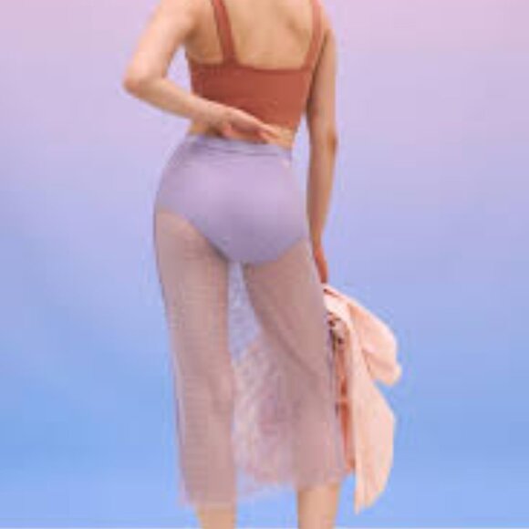 Sunday in Brooklyn Sequin Mesh Midi Skirt - Picture 2 of 3